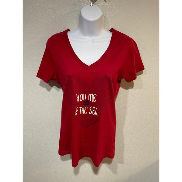 Disney Parks Small V-Neck Tee - Picture 1 of 7